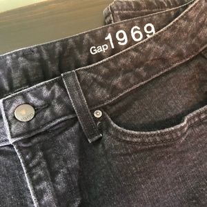 GAP Faded Black Curvy Skinny Jeans
